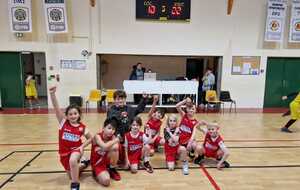U9 mixte - match en déplacement contre SAINT DENIS DE L'HOTEL ASM - 1 à 13H15 (GYMNASE DES CREBEZEAUX - SAINT-DENIS-DE-L'HOTEL, départ de la Belle Jeunesse à 11H45)