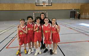 U11 Mixte – match à Meung contre ENTENTE BEAUNE BOISCOMMUN - 1 à 13H00 (rdv au gymnase Alain Estève à 12H30)