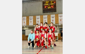 U15 Masculin – match à Meung contre ASB SEMOY à 16H45 (rdv au gymnase à 16H00)
