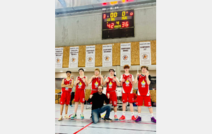 U15 Masculin – match à Meung contre CMPJM INGRE BASKET - 2 à 17H30 (rdv au gymnase à 16H45)