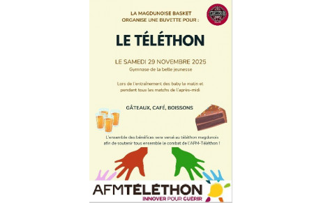 La Mag Basket soutient le Téléthon